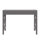 Homelegance By Top-Line Danika 2-Drawer Writing Desk Grey MDF