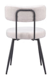 Blanca Dining Chair - Set of 2 Ivory 109738 Zuo Modern