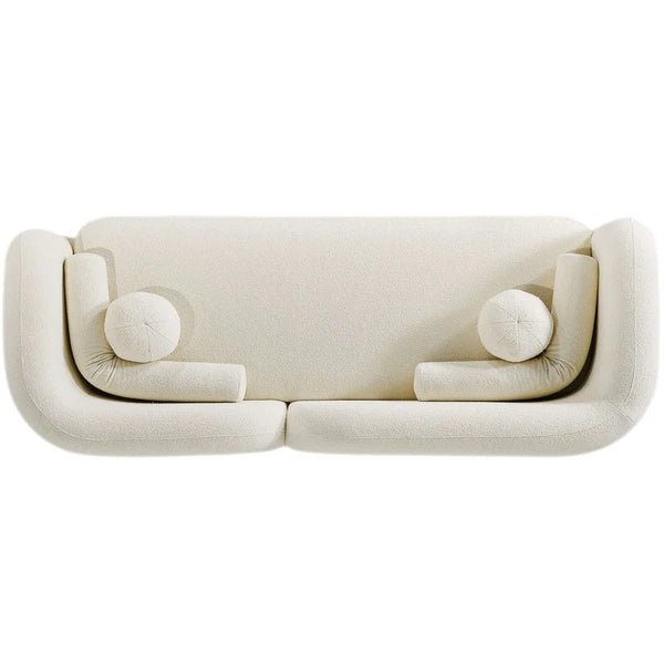 English Elm Donna Japandi Boucle Upholstered Sofa with Textured Fabric for Modern Living Rooms B183P231856