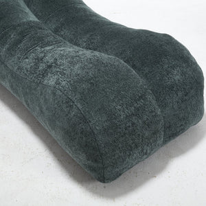 English Elm Creative Bean Bag Sofa Chair with Plush Superfiber Cover and Soft Foam Filling for Luxe Comfort Light Blue W1996P266411