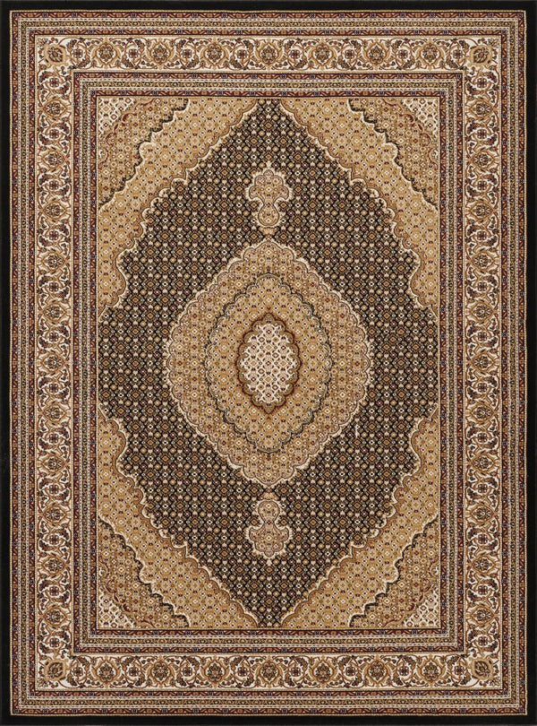 English Elm Manchester 2'7" X 9'10" Black & Ivory Area Rug – Durable, Elegant Design For High-Traffic Spaces B186P316783