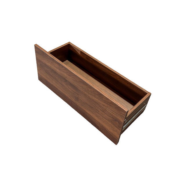 English Elm Kitchen Walnut Buffet Cabinet with Wine Rack Open Shelving Drawers and Closed Storage W331P425319