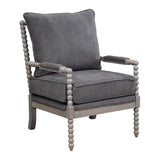 OSP Home Furnishings Abbott Chair Charcoal