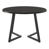 OSP Home Furnishings Metro Dining Table Black Veneer/Black