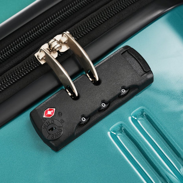 English Elm Hardshell Polycarbonate 3 Piece Spinner Luggage Set with Tsa Lock Expandable Travel N732P184448R