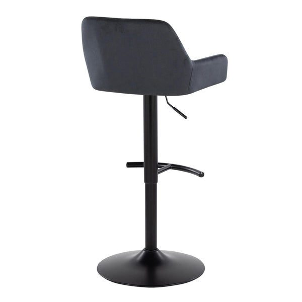 English Elm Contemporary Swivel Barstools with Chrome Base and Faux Leather Seats Set of 2 B202S00823