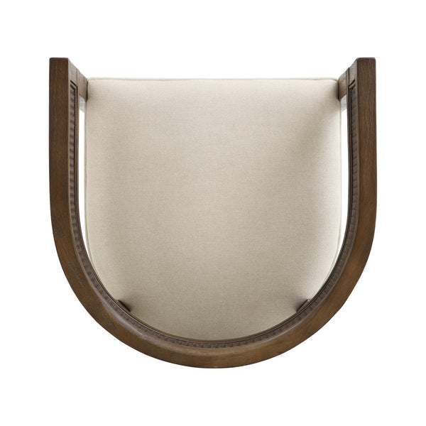 English Elm Christopher Knight Home® - 7-Piece Dining Set - Elegant Mid-Century Modern Design With Upholstered Chairs & Trestle Table N771P192287T_N771P195513T