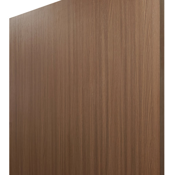 English Elm 36 in Walnut Grain Flush Interior Door Slab Hollow Core Melamine Mdf Composite B2763P486366