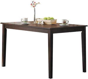 English Elm Espresso 48"W x 32"D Transitional Dining Table 29"H – Solid Wood, Espresso Finish, Easy Assembly, Stylish centerpiece for contemporary to industrial homes B2741P325731
