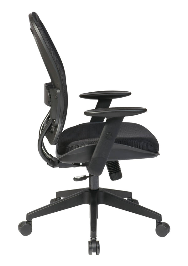 OSP Home Furnishings Airgrid® Ergonomic Mesh Office Task Chair with Lumbar Support and Synchro Tilt Control 5540