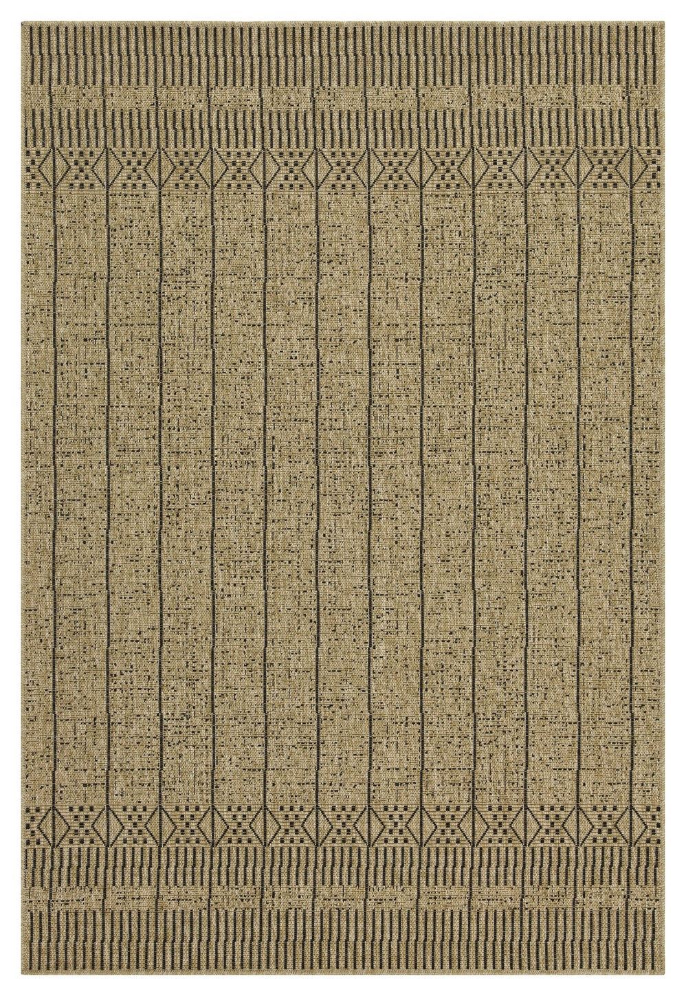 English Elm Earth Jute-Inspired 5'3" X 7'3" Area Rug - Stylish & Durable For Indoor/Outdoor Spaces, Pet-Friendly! B186P198833