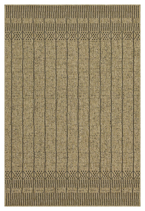 English Elm Earth Jute-Inspired 5'3" X 7'3" Area Rug - Stylish & Durable For Indoor/Outdoor Spaces, Pet-Friendly! B186P198833