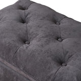 Christopher Knight Home® - Noble House - Jeremy Contemporary Button Tufted Fabric Ottoman