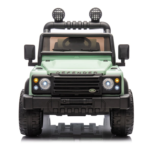 English Elm Licensed Land Rover Defender Ride on Car 24v Dual Motor with Parental Remote Green W1578P339063