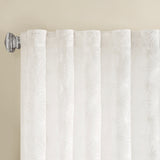 Madison Park Gemma Modern/Contemporary Sheer Embroidered Window Curtain MP40-1594 White