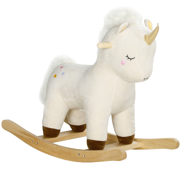 English Elm Qaba Plush Dinosaur Toddler Rocker with 32 Songs Hand Puppet and Safe Wooden Base W2225P249748