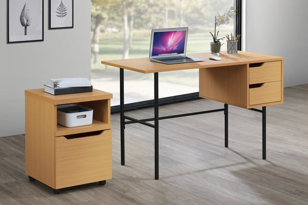 OSP Home Furnishings Denmark Rolling File Natural