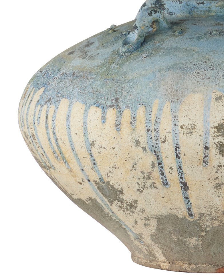 Currey & Company Catania Antique Blue Drip Table Lamp – Handcrafted Terracotta With Unique Glaze, 2ft Bold Statement Piece Blue Terracotta 6000-1044-currey-company