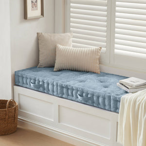 English Elm Poly Chenille Square Floor Pillow Cushion Plush 24x24 Inch Soft Polyester Seat Pad for Cozy Living Spaces Aqua Blue 3.22 L x 23.03 W x 12.8 H B035P280523