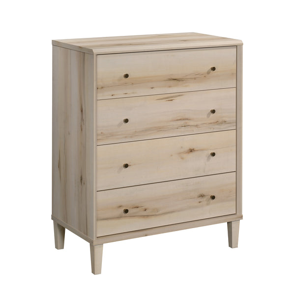 English Elm 4-Drawer Chest In Warm Brown - Versatile Storage Solution For Bedrooms, Living Rooms & Entryways B356P402796