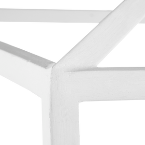 Denison Medium White Lantern - Elegant Hammered Wrought Iron Fixture for Modern Home Décor