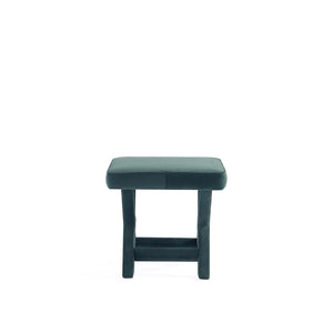 English Elm Abigail Forest Green Velvet Accent Bench – Elegant Upholstered Seating With Chic X-Cross Legs B365P398203