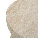 Christopher Knight Home® - Noble House - - Outdoor Travertine Concrete Side Table