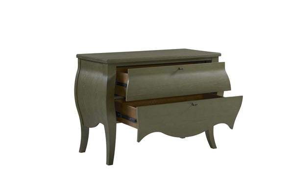 English Elm Bombe Chest of Drawers Hickory Veneer Old World Silhouette for Bedroom or Hallway B2699P439929