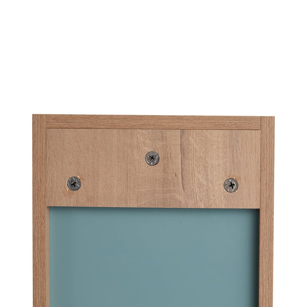 English Elm 10'' Wall Mount Bathroom Mirror Cabinet Open Shelf Plywood Melamine Storage Organizer W999P470292