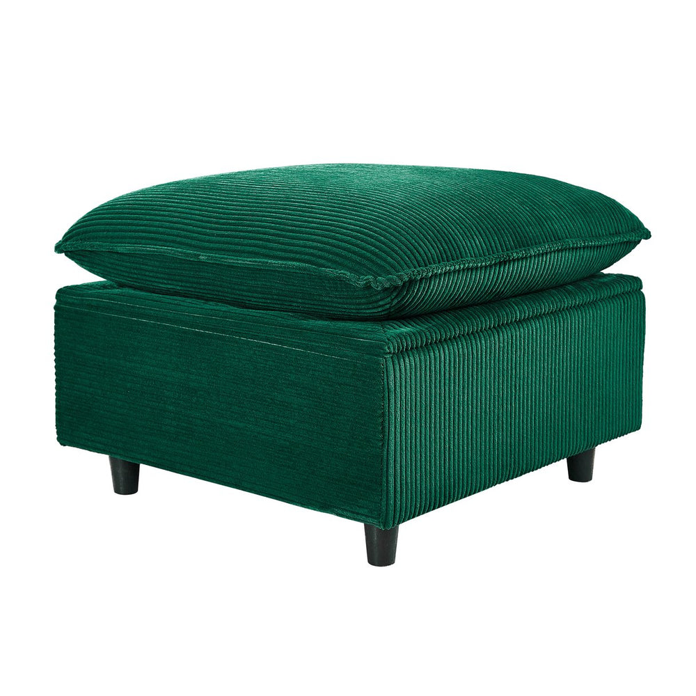 English Elm 2163gn-tea,teapoy Pu Upholstered Sofa with Solid Wood Legs for Modern Living Rooms W308P247508