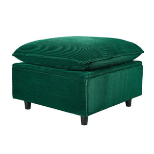 English Elm 2163gn-tea,teapoy Pu Upholstered Sofa with Solid Wood Legs for Modern Living Rooms W308P247508