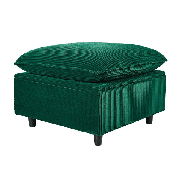 English Elm 2163gn-tea,teapoy Pu Upholstered Sofa with Solid Wood Legs for Modern Living Rooms W308P247508