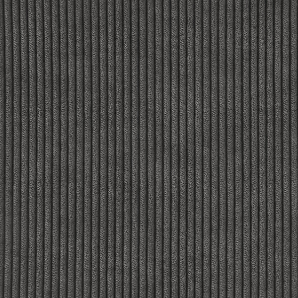 English Elm Dana Charcoal Plush Corduroy Tufted Accent Chair with Wide Track Arms Cozy Modern Living Seat (96) B062S00614