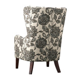 Madison Park Arianna Transitional Swoop Wing Chair FPF18-0428 Multi