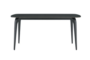 English Elm Modern Sintered Stone Rectangular Dining Table with Gold Accent Metal Base W3493S00015