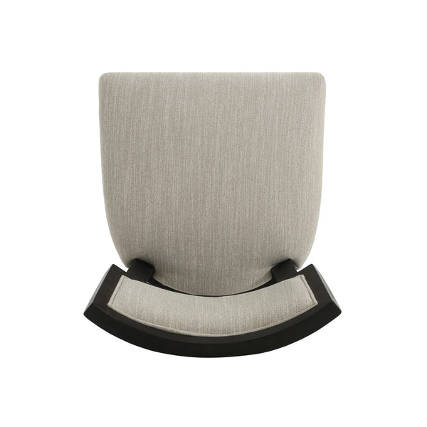 English Elm Christopher Knight Home® - Dining Chair Set Of 2 - Farmhouse Upholstered Design With Curved Back, Sustainable Rubberwood Frame 72642.00BGECHOC