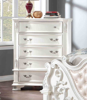 English Elm Brown Cherry Chest with Genuine Marble Top Bronze Hardware Traditional Bedroom Storage B2741P448888
