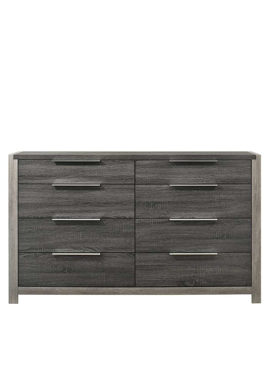 English Elm Jehoram Eight-Drawer Contemporary Dresser with Durable Composite Wood, Full-Extension Dovetail Drawers - Sleek Finish and 70lb Top Capacity Gray 66.7 L x 42.6 W x 18.9 H B2726P289088