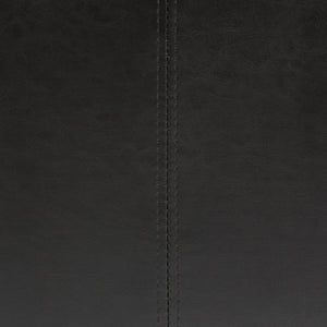 English Elm Dover Storage Ottoman Bench - Tanners Brown Faux Leather With Child-Safe Hinge For Stylish Storage B136P158204