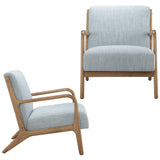 INK+IVY Novak Mid-Century Lounge Chair Set of 2 II110-0581 Light Blue