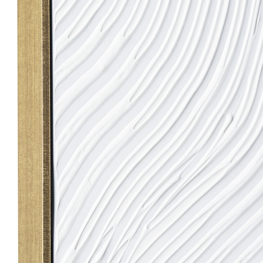 Crestview Collection White Ways Decorative Wall Art - Elegant Crestview Design For Stylish Home Décor - China Crafted   Cvtop3142