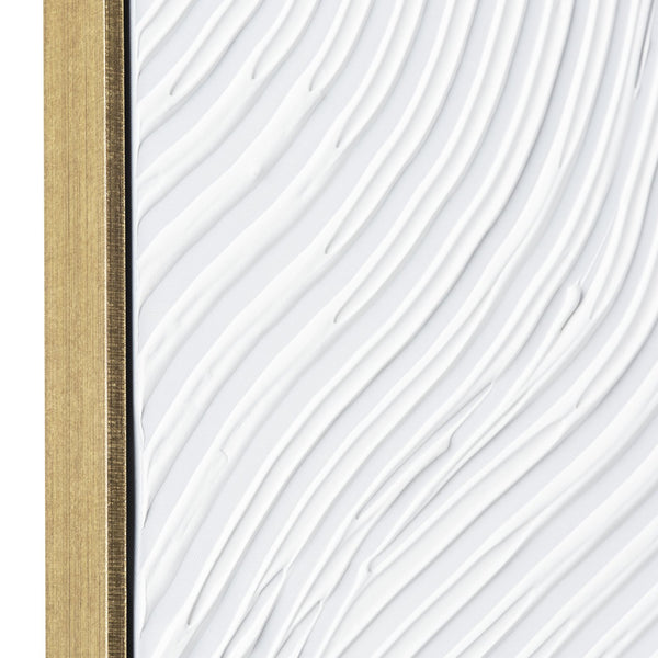 Crestview Collection White Ways Decorative Wall Art - Elegant Crestview Design For Stylish Home Décor - China Crafted   Cvtop3142