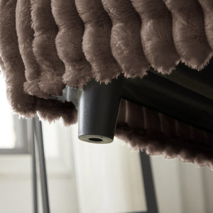 English Elm Plush Corduroy Ottoman with High-Density Sponge and Solid Wood Frame for Living Room & Office Seating Camel W1885P346912