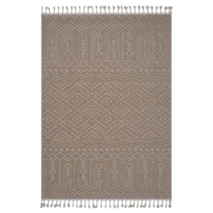 English Elm Loom Natural Traditional Area Rug 5X7 - Durable, Stain-Resistant For Indoor/Outdoor Use, Soft Pile B335P289612