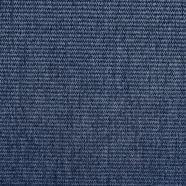 English Elm 1pc Modern Transitional Upholstered Crescent Arm Accent Chair with Rounded Track Arms and Metal Legs Blue 35 L x 31.25 W x 29 H B011P306686