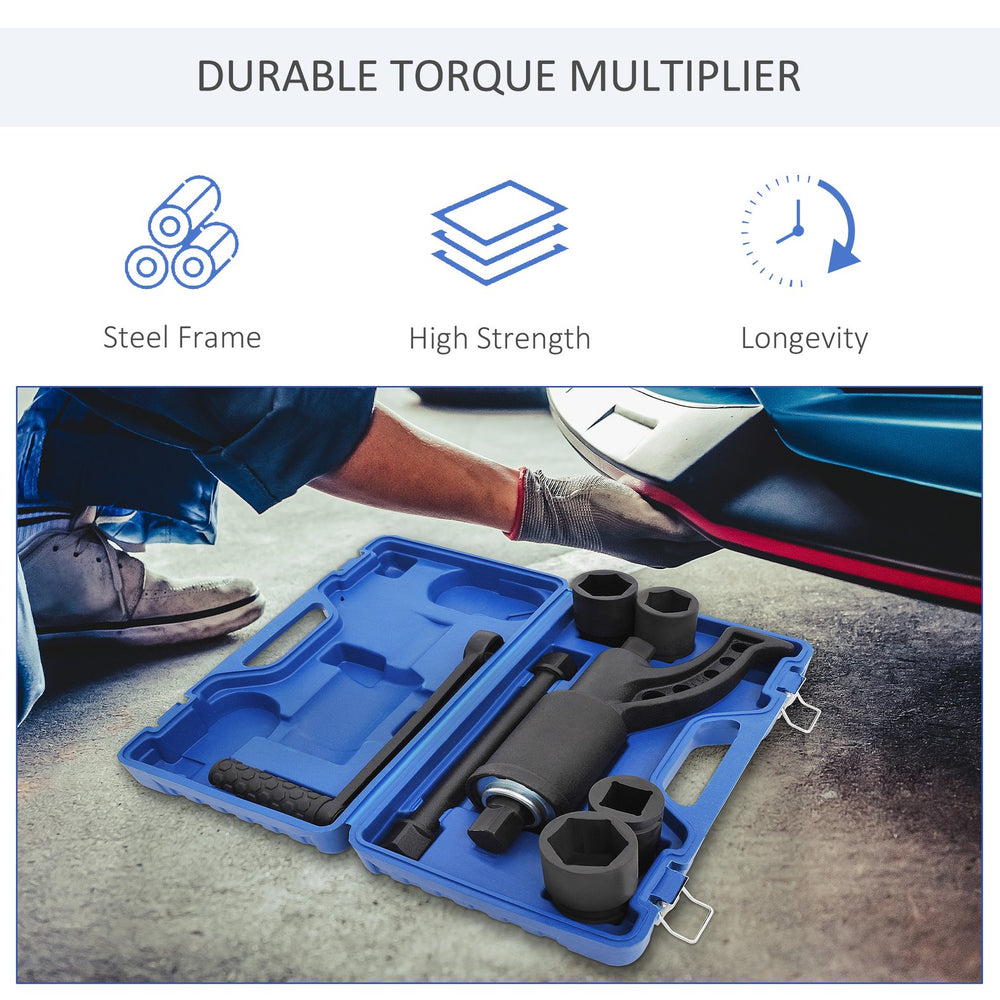 English Elm Wrench Torque Multiplier Set Alloy Steel 1:64 Ratio Lug Nut Removal Tool Kit T3971P383477