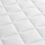 Sharper Image Cooling Touch Casual Overfilled Deep Pocket Mattress Pad SI16-0014 White