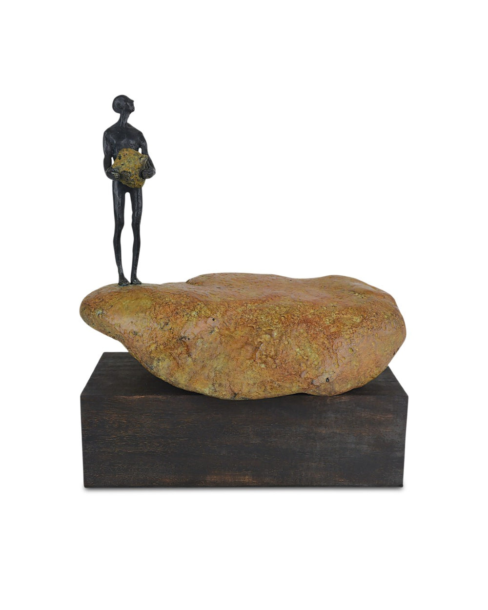 Man on Rock Bronze