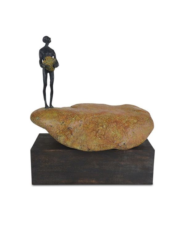 Man on Rock Bronze