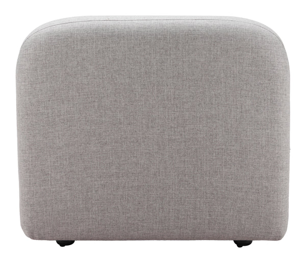 Biak Middle Chair Gray 110367 Zuo Modern